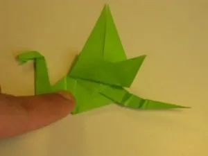 Origami dragon, pas cu pas foto și video, ateliere