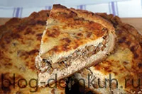 Open пай тесто с пилешко и гъби, блог Генадий Василиев