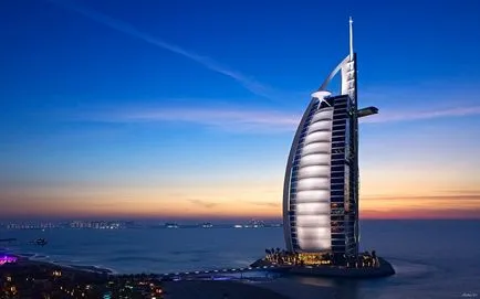 Parus Hotel Dubai (Burj Al Arab), fotók, videók, ára egy szállodai szobában a 7 csillagok