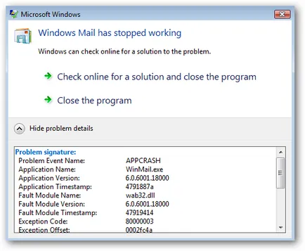 dezactiva raportarea erorilor în Windows 7, XP, Vista - suport de utilizator Windows 7-xp
