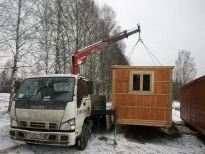 Транспорт бани в Екатеринбург, Челябинск манипулатор или трал