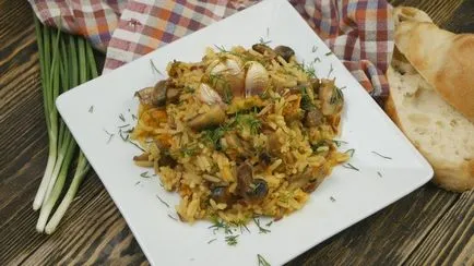 Pilaf cu ciuperci - retete simple,