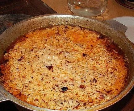 Pilaf csirke recept