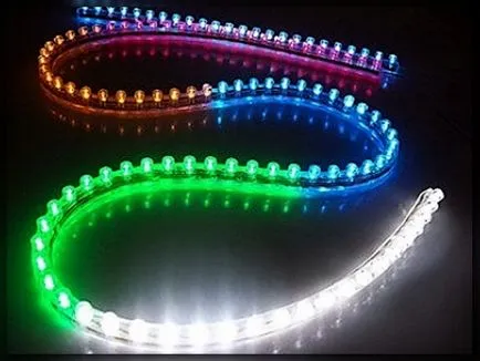 Iluminare din spate cu LED-uri pași panglică scară