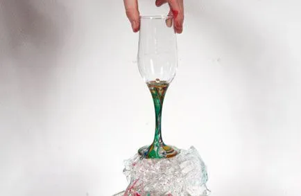 Mester osztályban marmorirovaniyu szemüveget muránói üvegből