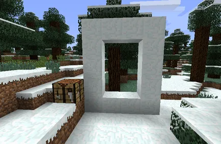 Maynkraft portal în lumea de zăpadă