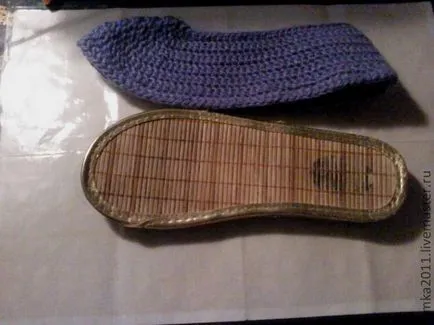 Майсторски клас плетени обувки на дъното с нула - честни майстори - ръчна изработка, ръчно изработени