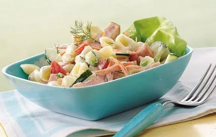 Reteta este salate simple, cu sunca, ingrediente alegere și secrete