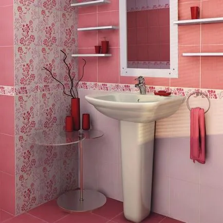baie roz - Fotografie Design Interior - inhomes reviste de Internet