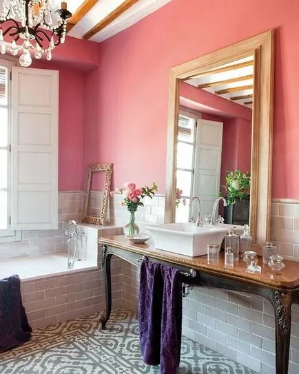 Pink fürdőszoba - Fotó Interior Design - Internet magazin inhomes