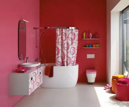 Pink baie - fotografii ale celor mai bune idei de design