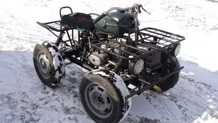 Домашна 4x4 ATV със собствените си ръце от Урал, OKI, Иза - чертежи, снимки, как да се направи