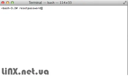 Resetarea unei parole uitate, sistemul de operare Mac, Linx - soluții de la profesioniști