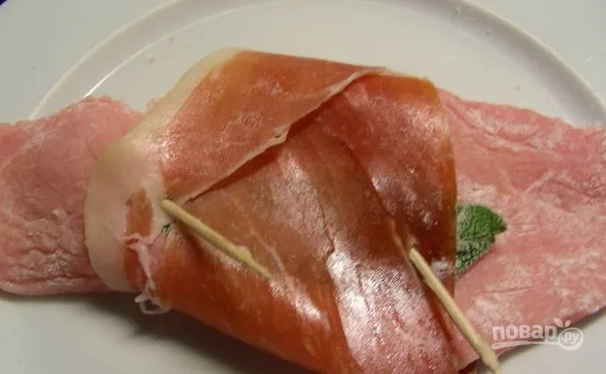 Saltimbocca - și latină - un pas cu pas reteta cu fotografii de pe