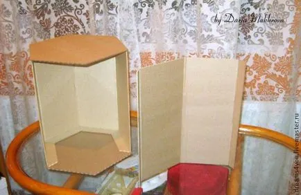 cutie hexagonala cu decor etnic, cu propriile lor mâini - Masters Fair - manual, lucrate manual