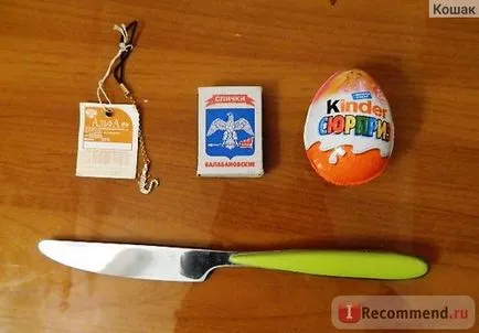 Csokoládé tojás Ferrero Kinder meglepetés - „mint egy ajándék csomag belsejében Kinder Meglepetés