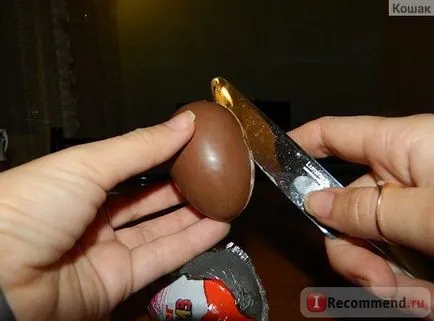 Csokoládé tojás Ferrero Kinder meglepetés - „mint egy ajándék csomag belsejében Kinder Meglepetés