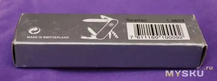 Elvețian cuțit VICTORINOX spartan roșu ()