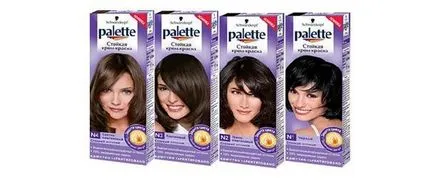 Schwarzkopf paleta de culori a părului