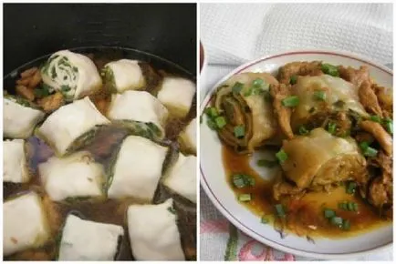 Shtruli- рецепти с пилешко месо, месо, картофи и месо