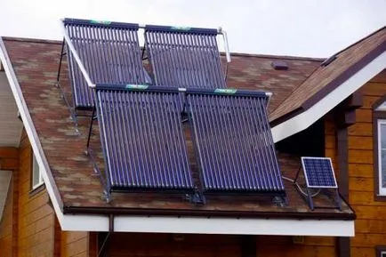 încălzire solară (baterie) unei case private, cu propriile sale mâini