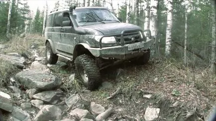 Modern tuning autó UAZ Patriot minden ízét