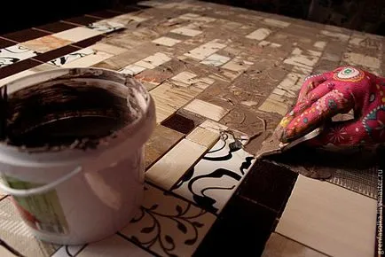 Hozzon létre egy mozaik asztallap - Fair Masters - kézzel készített, kézzel készített