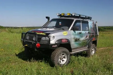 Modern masina de tuning UAZ Patriot pentru toate gusturile