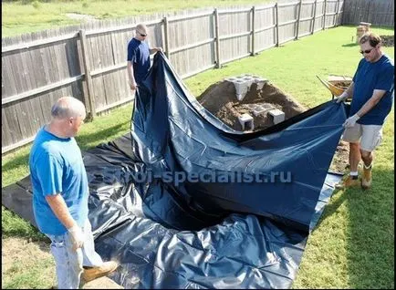 Létrehozása mesterséges vízesés az ország saját kezűleg - Beszámoló a lehetőségek, a szakaszos építése