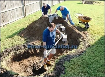 Crearea unei cascade artificiale în țară cu propriile mâini - o analiză a opțiunilor, o construcție pe etape