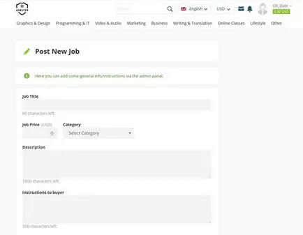 Készítsen saját marketpleys a wpjobster, ekkor nyerte el