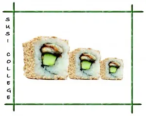 Sushi tekercs csirkével