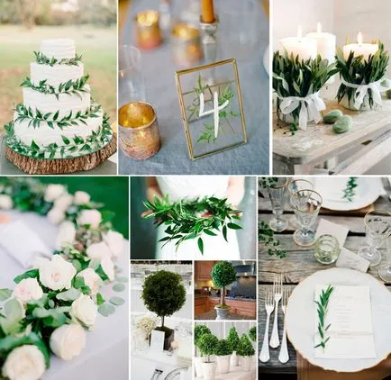 Nunta în ornamente, selectați verde și decor - Masters Fair - manual, lucrate manual