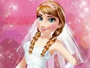 Esküvői Elsa ruha - játék Decor menyasszonyi ruha