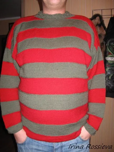 Freddi Kryugera pulóver kezét