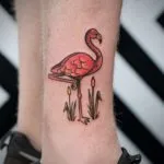 Tatuaj flamingo schițe de valoare în diferite stiluri și fotografii