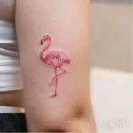 Tatuaj flamingo schițe de valoare în diferite stiluri și fotografii