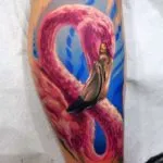 Tattoo flamingók érték vázlatok a különböző stílusok és képek