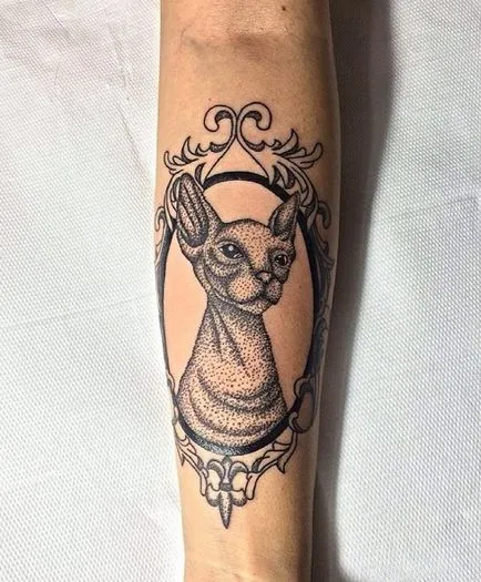 Tetovált Sphinx fotó