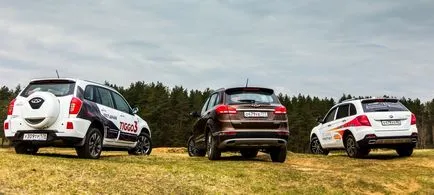 Test Drive Chery Tiggo 3, X60 Lifan și Chery Tiggo 5 captură la orizont! Motorul jurnal