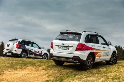 Test Drive Chery Tiggo 3, X60 Lifan și Chery Tiggo 5 captură la orizont! Motorul jurnal