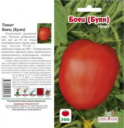 Tomate - scandalagiu - (luptator), caracteristic soiurilor, plantare, în special