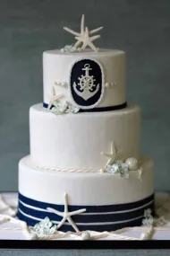 Offshore esküvői torta fotó