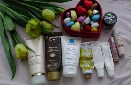 Saját kézápolás (Lancome, l occitane, La Roche Posay, bársony toll) és az ajkak (Avene, Ducray,