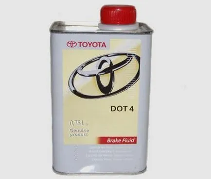 Спирачната течност Toyota Corolla като заместител