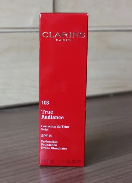 Фондация Clarins вярно сияние SPF 15 103 - преглед, Elia Чаба