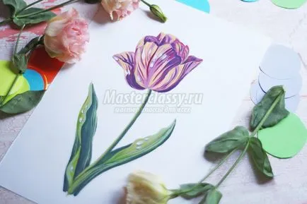 tulipán gouache