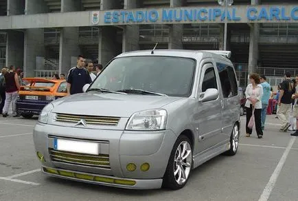 Tuning Citroen C4, foto și de tuning extern optica Citroën Berlingo