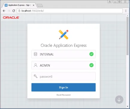 Instalarea și configurarea aplicației Oracle exprimă 5 (apex) și odihnă Oracle servicii de date 3