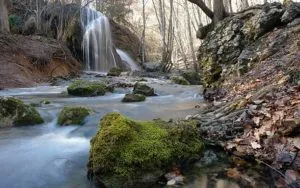 Cascada de flux de argint în fotografii Crimeea, traseu, descriere